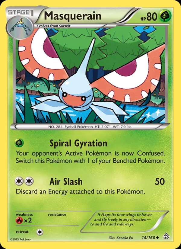 Masquerain — Primal Clash, Uncommon