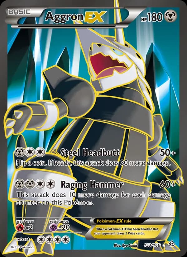 Aggron EX — Primal Clash, Ultra Rare