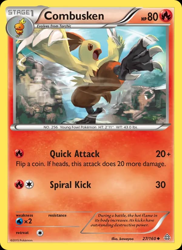 Combusken — Primal Clash, Uncommon