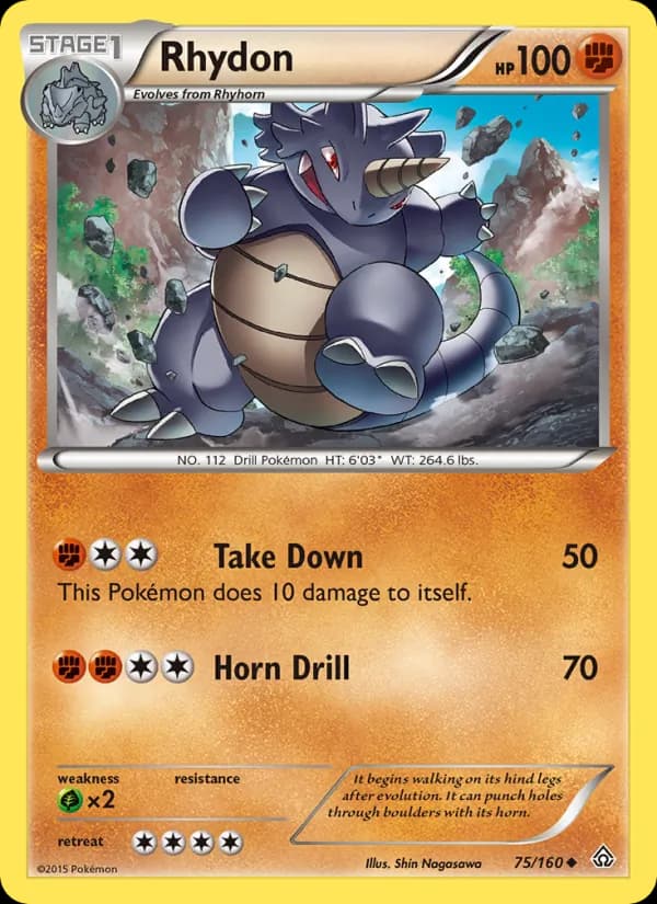 Rhydon — Primal Clash, Uncommon