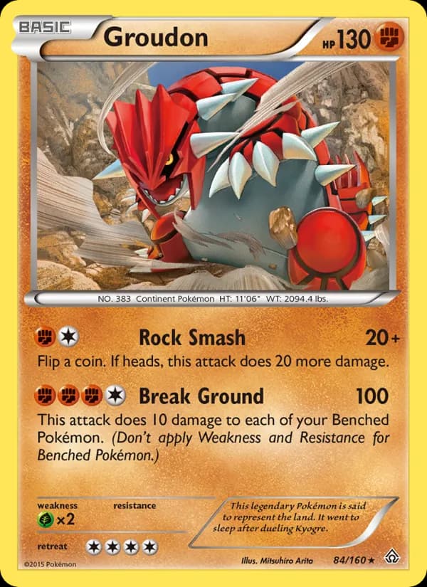 Groudon — Primal Clash, Rare