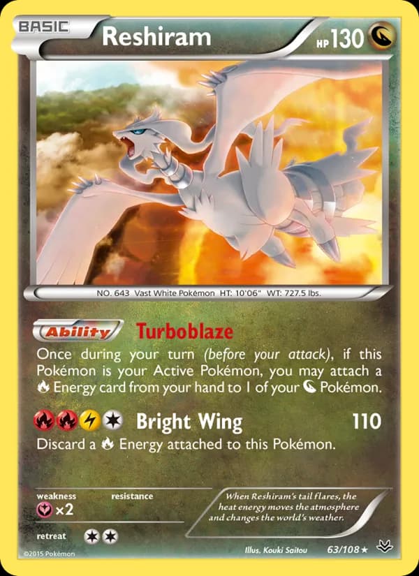 Reshiram — Roaring Skies, Rare