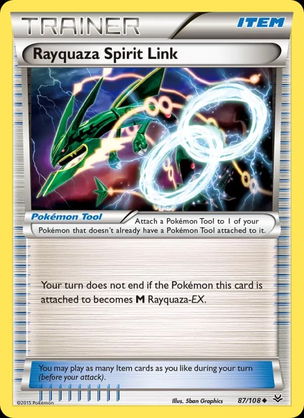 Rayquaza Spirit Link — Roaring Skies, Uncommon