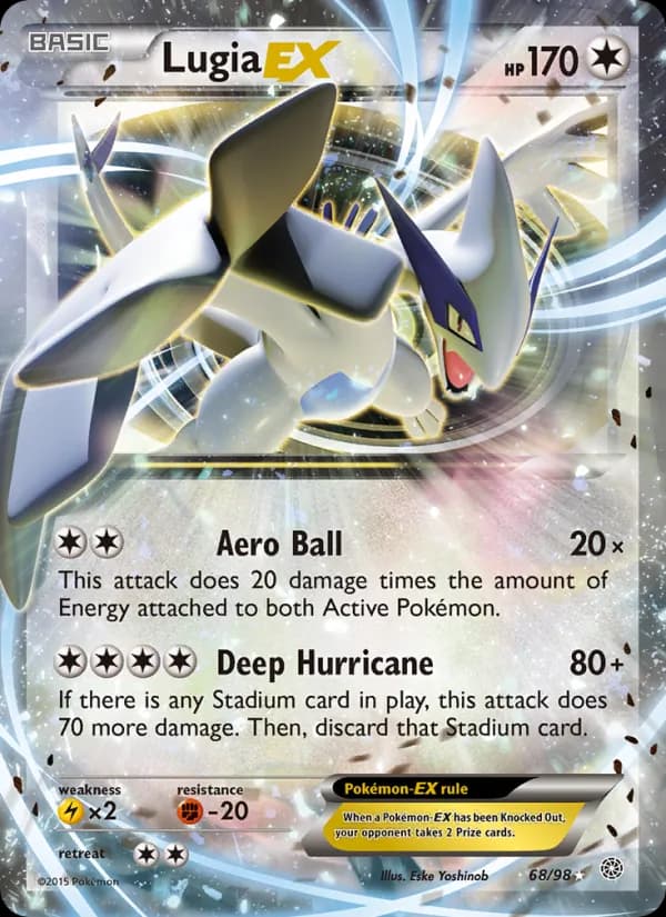 Lugia EX — Ancient Origins, Ultra Rare