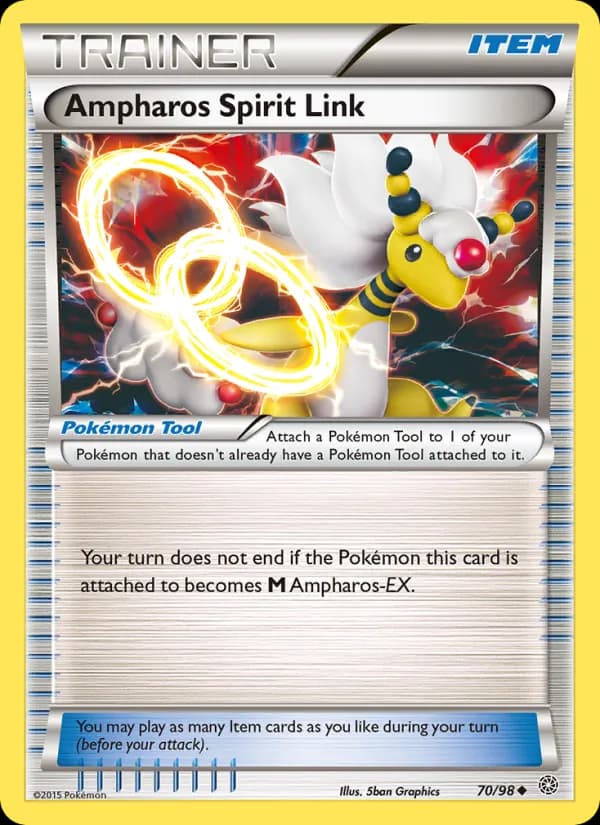 Ampharos Spirit Link — Ancient Origins, Uncommon