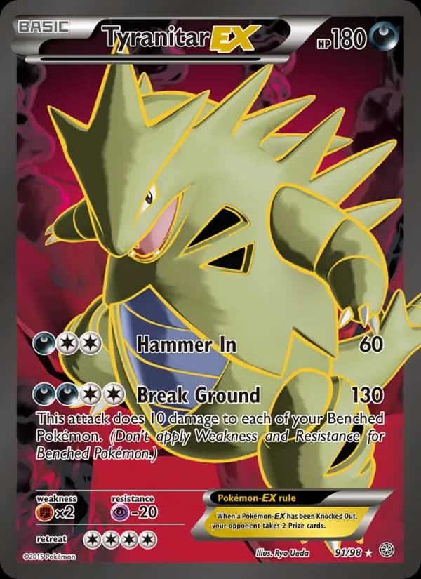 Tyranitar EX — Ancient Origins, Ultra Rare