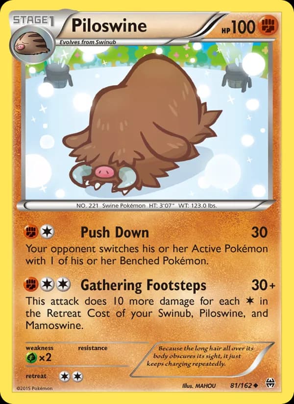 Piloswine — BREAKthrough, Uncommon