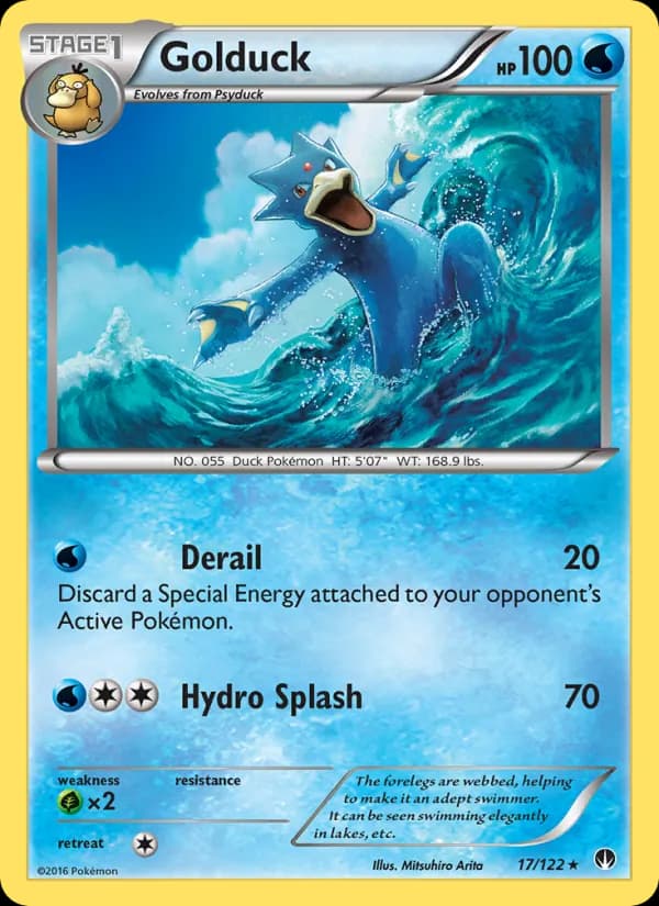 Golduck — BREAKpoint, Rare