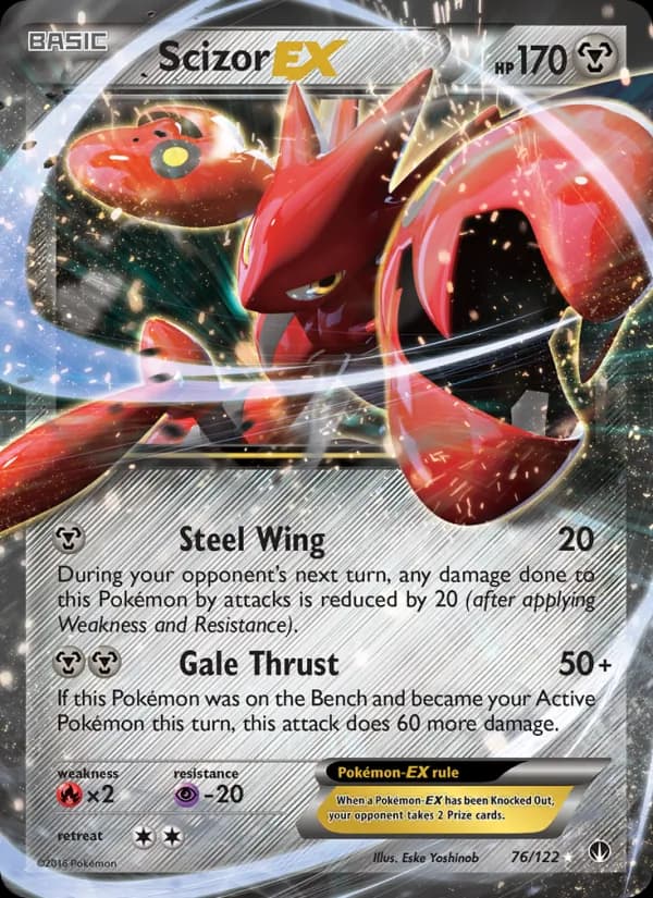 Scizor EX — BREAKpoint, Ultra Rare