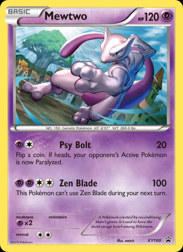 Mewtwo — XY Black Star Promos, None