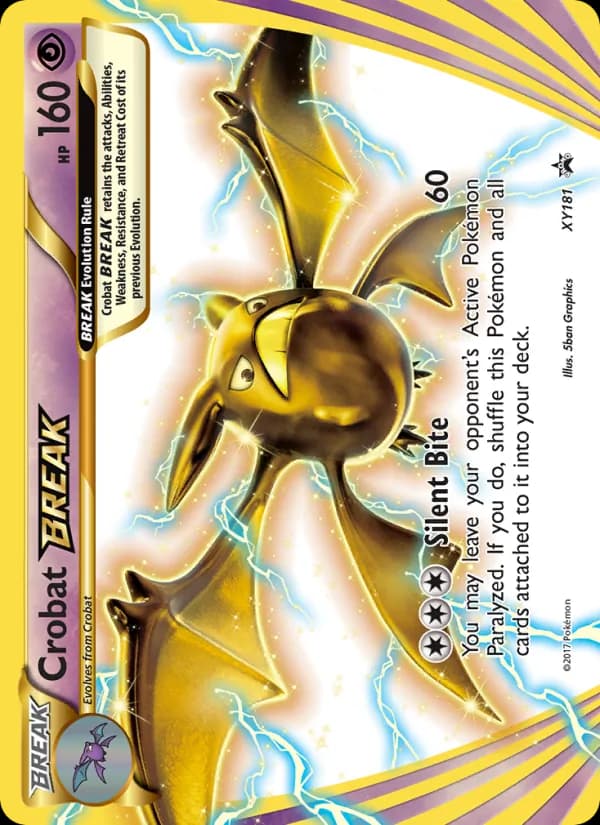 Crobat BREAK — XY Black Star Promos, Common