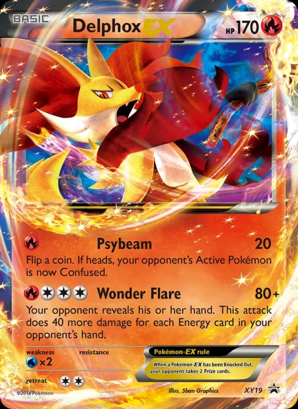 Delphox EX — XY Black Star Promos, None
