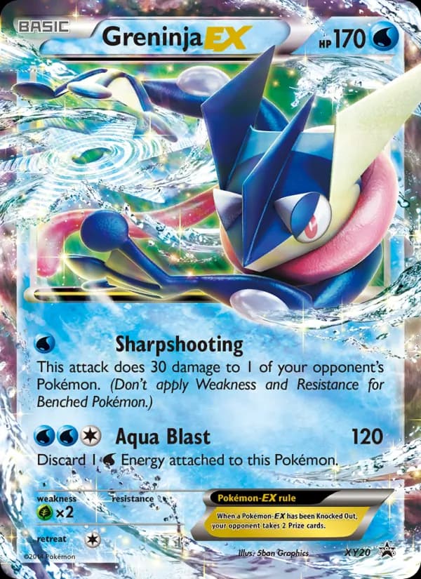 Greninja EX — XY Black Star Promos, None