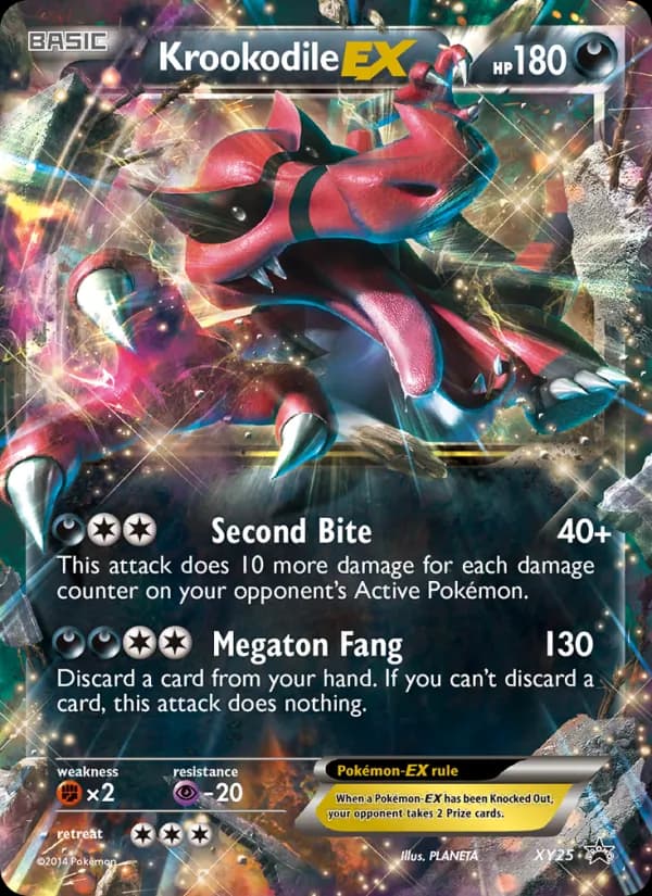Krookodile EX — XY Black Star Promos, None