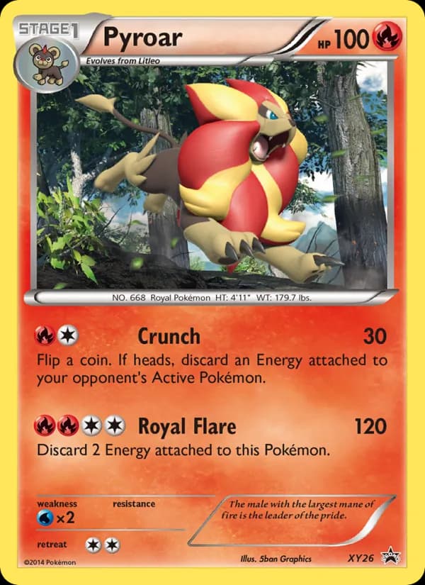 Pyroar — XY Black Star Promos, None