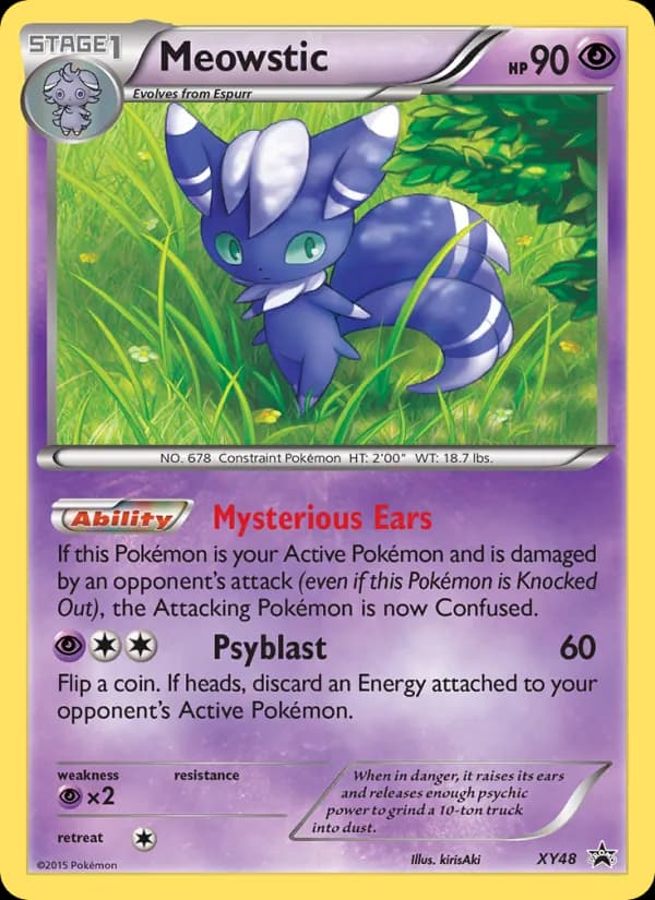 Meowstic — XY Black Star Promos, None