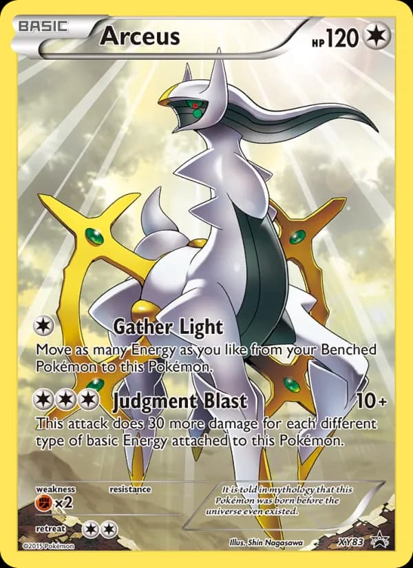 Arceus — XY Black Star Promos, None